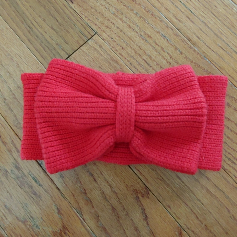 Kate spade red bow headband